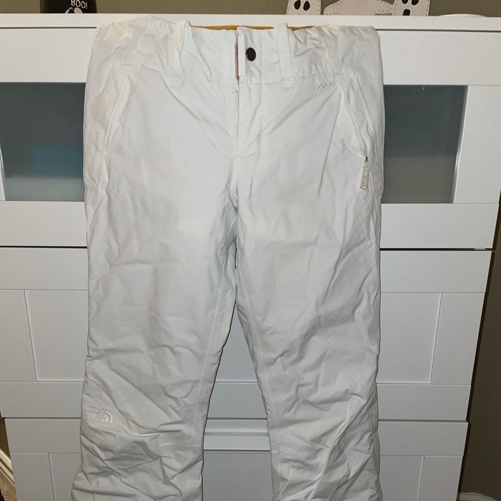 White XS North Face Snow pants